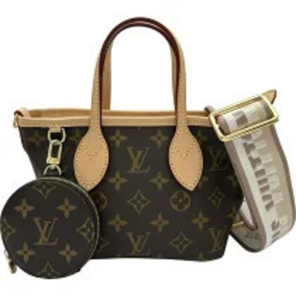 Louis Vuitton Neverfull Brown Monogram Canvas Tote Bag